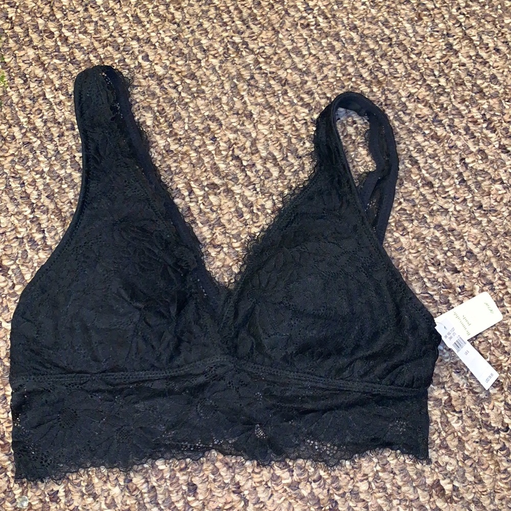 Black American eagle bralette bnwt